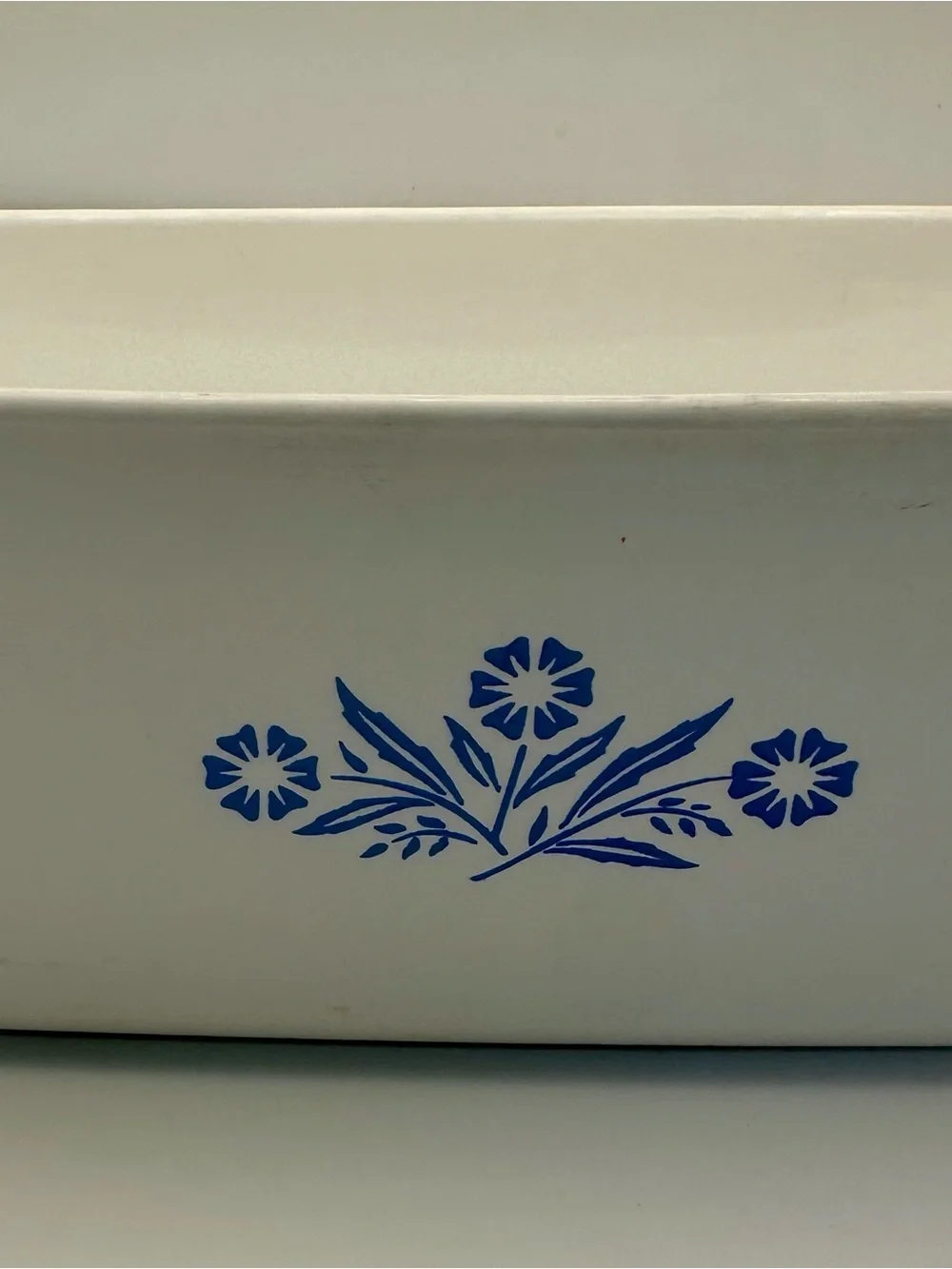 Vintage Corning Ware BLUE CORNFLOWER Loaf Pan Bread Meat P-315-B 9x5x3 USA Mint